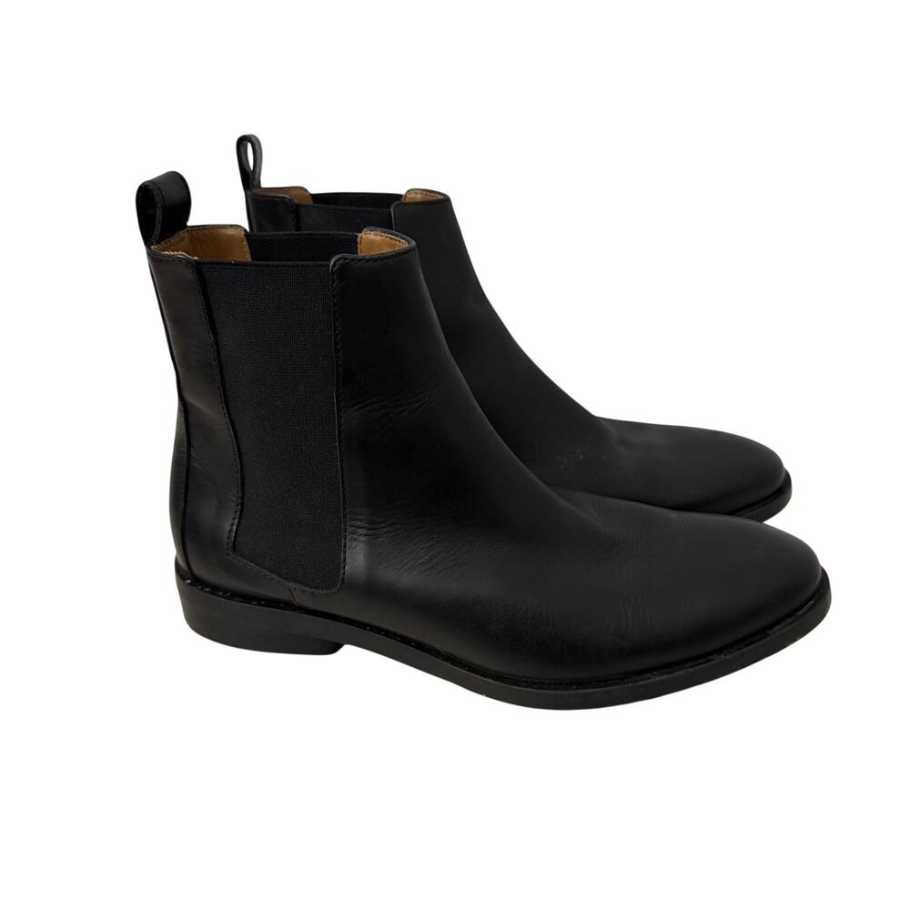 Everlane The Modern Chelsea Boot Womens Size 8 Black Leather Ankle Made in Italy
